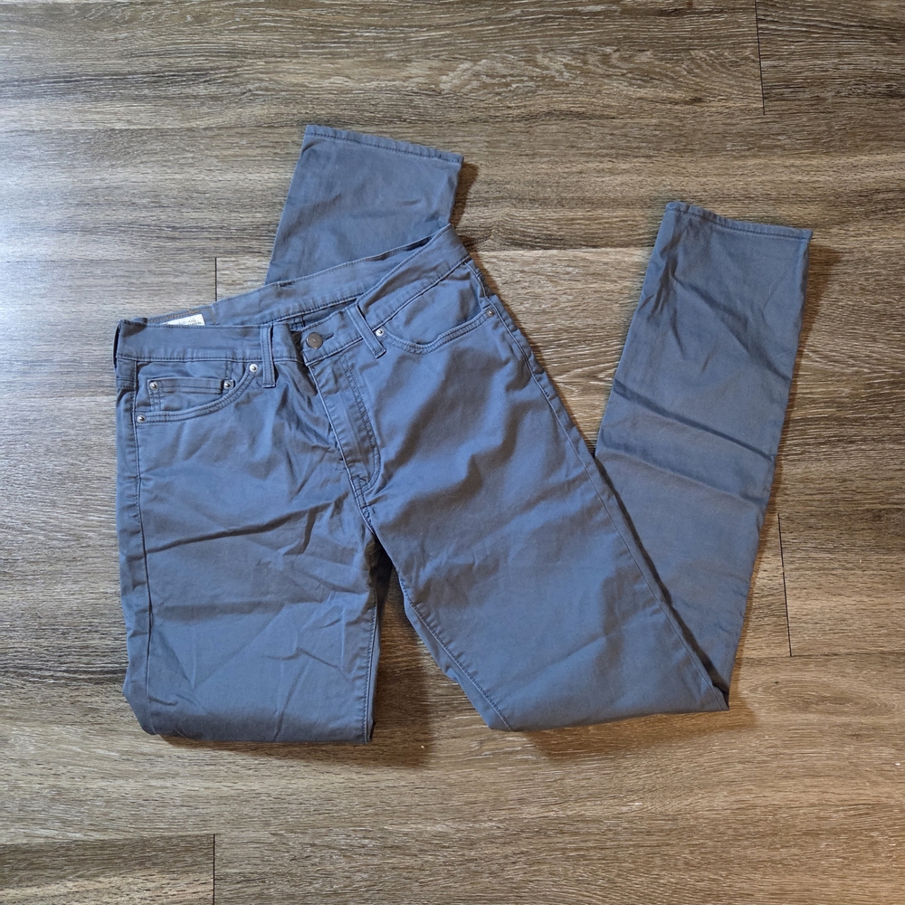 Gray Levi Slim Fit Jeans 32x36